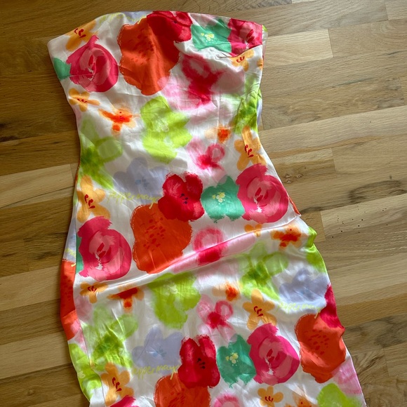 Peppermayo No Service Satin Maxi Dress - Blurred Blossom - Picture 6 of 9